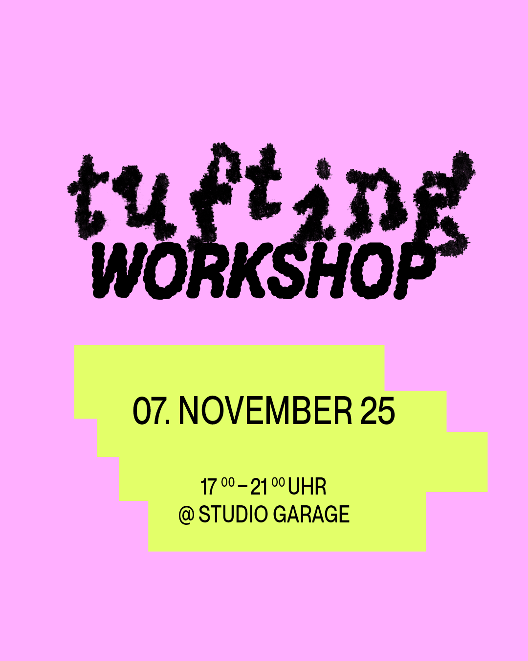 TUFTING WORKSHOP 07.11.