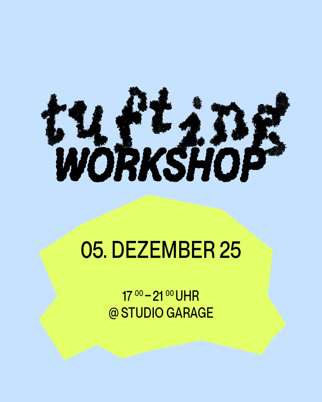 TUFTING WORKSHOP 05.12